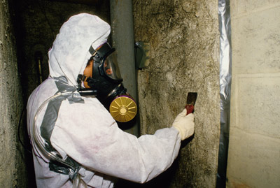 Asbestos sample taking in Cleveland OH